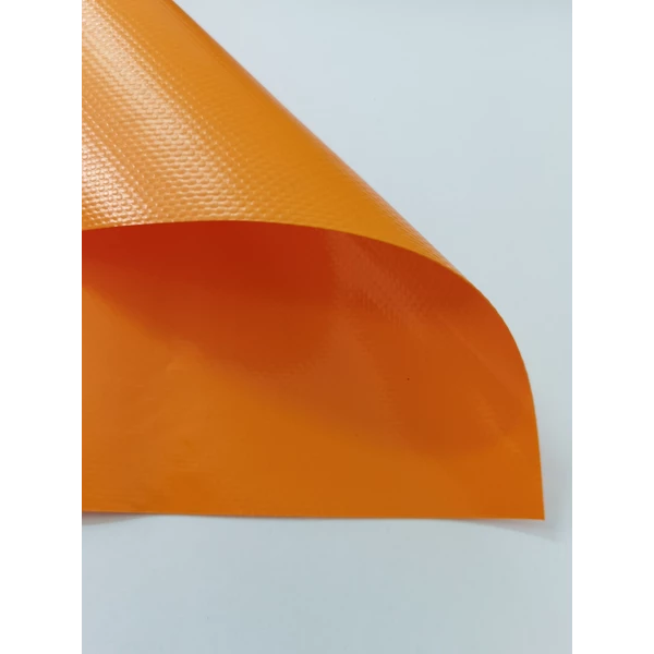 TERPAL PVC / TERPAULIN 550 GSM Orange Glossy ASIAN POWER