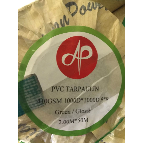 TERPAL PVC / TERPAULIN 410G GSM Green Glossy ASIAN POWER