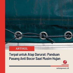 Terpal untuk Atap Darurat: Panduan Pasang Anti Bocor Saat Musim Hujan